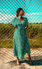 wheatgrass maxi dress